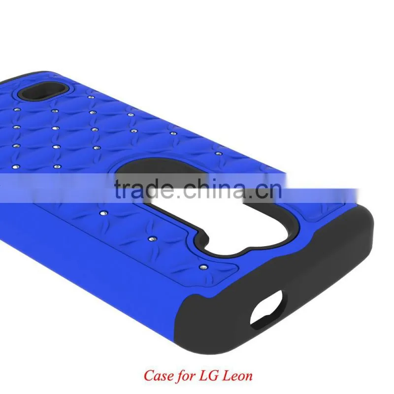alibaba express 2 in 1 bling case for LG C40