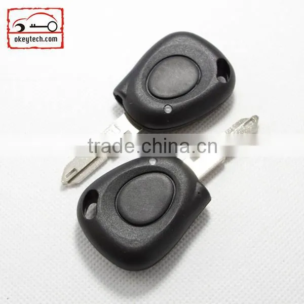 Best price car key Renault 1 button remote key cover can put light renault key