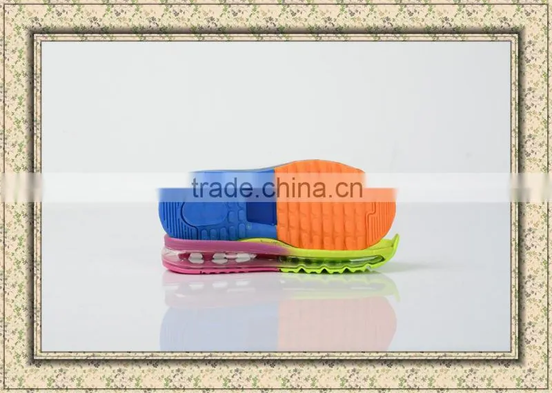 2016 New product eva+tpr+aircushion outsole for sport shoes making