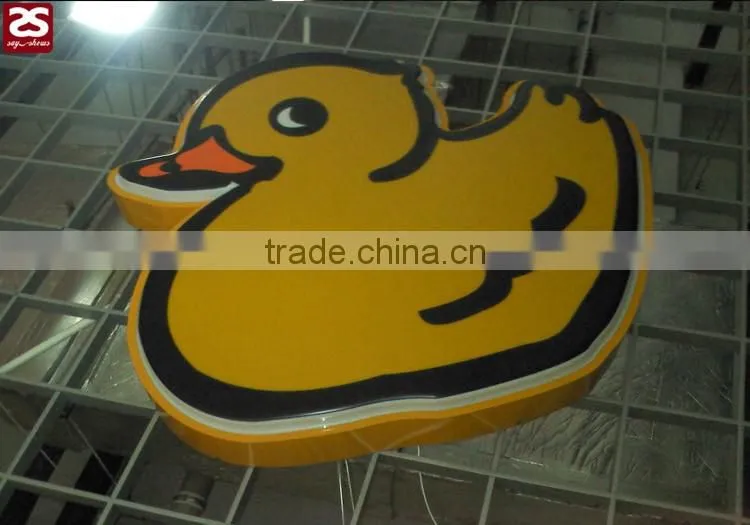 acrylic vacuum thermoforming led light box signs