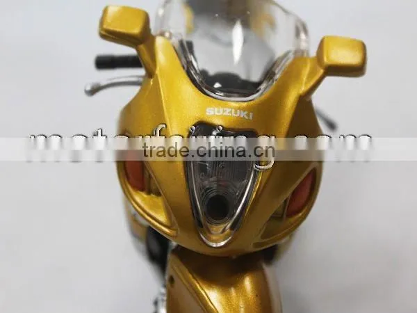 Suzuki gsxr1000 yellow Motorcycle model for home decoration
