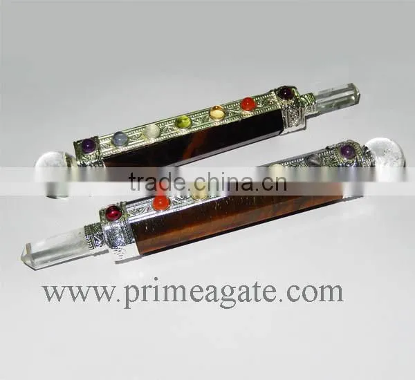 Tiger Eye Chakra Healing Stick From Prime Agate Exports | Wholesale Healing Crystals