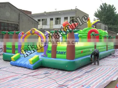 Hot sale giant fun city inflatable for children