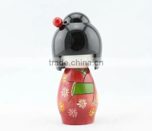 wooden dolls, wooden craft dolls, japanese doll