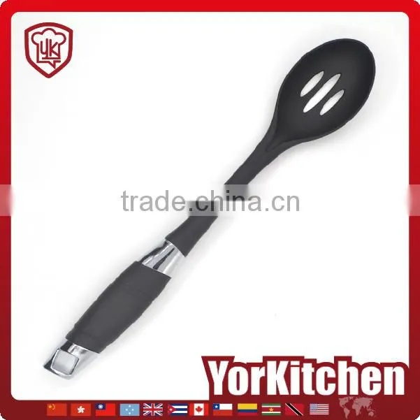 2016 best selling FDA LFGB Grade Accessory Cooking Nylon slotted spoon