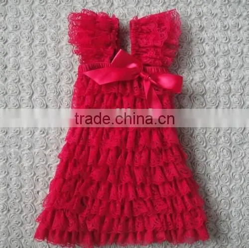 Cheap And Fine Baby Lace Rompers Children Girl Bow Baby Lace Rompers