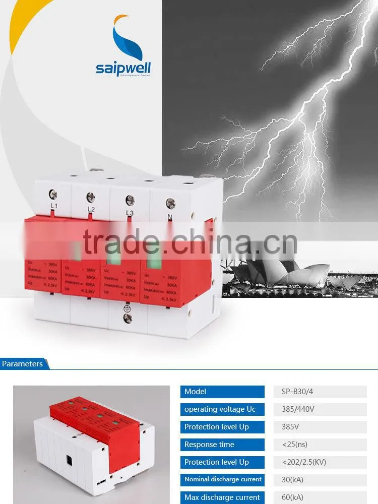 CE Approved Surge Protector Types of Lightning Arrester