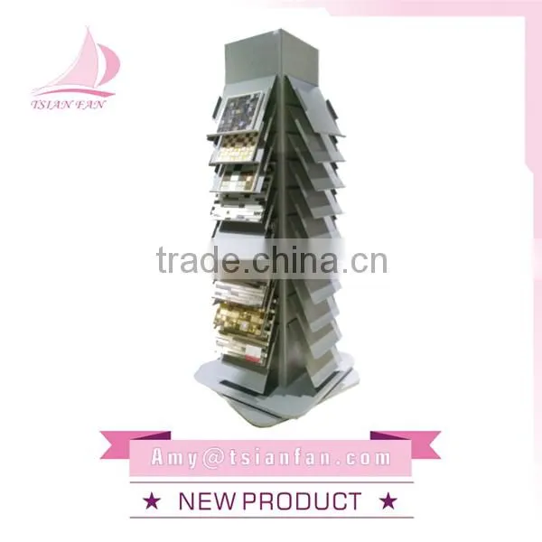 Mosaic tile stone exhibit display cases