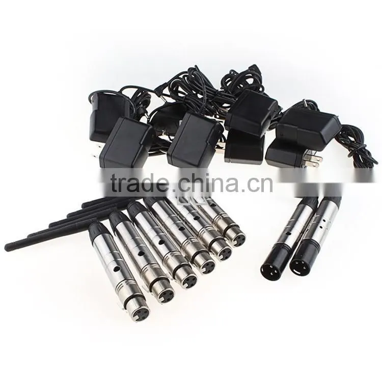 DMX512 wireless XLR Plug transmitter and reciever