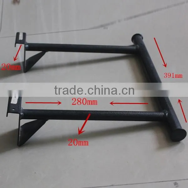 Matte Black Fastness Cossbar Hook Bar Shelf D300 x W400mm