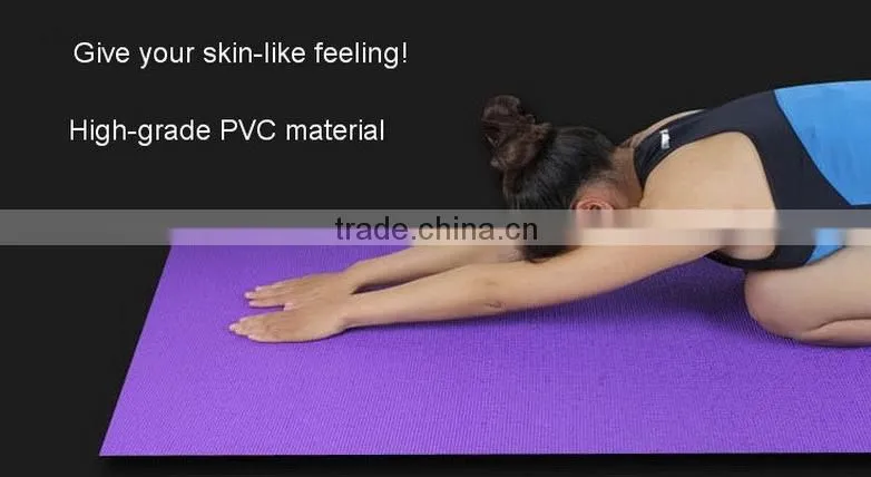 cheap PVC 4-20mm Indoor homw gym Fitness Equipments folding unique Yoga Mat