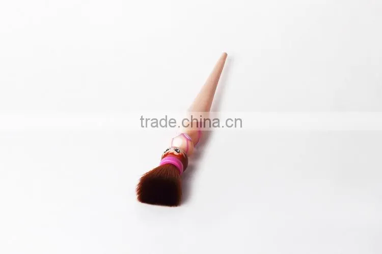 MY GIRL Free Samples Private Label Makeup Brush/High End Goat Hair Make up Brush/Wholesale Beauty body shape makeup brush