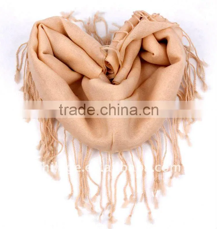 solid wool pashmina shawls
