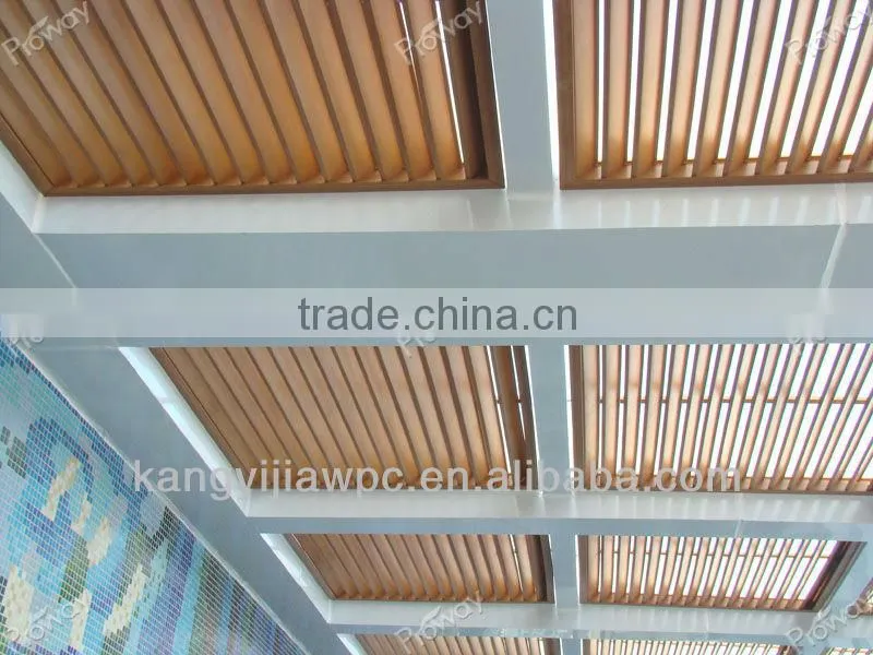 pvc wpc ceiling for indoor decoration