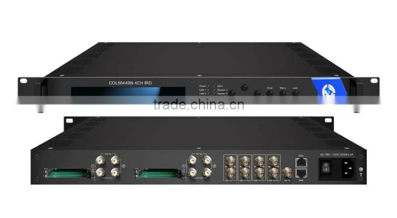 Digital Headend IP to ASI Gigabits IP gateway 4 IP in, 4 asi out
