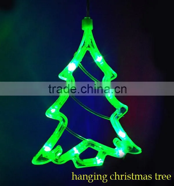 hanging led strings light with snowflake CE ROHS
