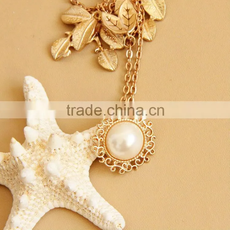 MYLOVE pearl korean style chain fashion coat chain sweaterchain MLSC-18