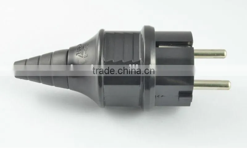 Top quality full copper france type electrical plug