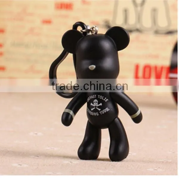 custom gloomy bear rubber key chain