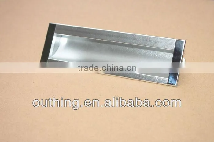 decorative metal recessed cabinet handle