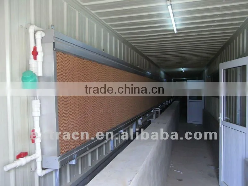 Poultry farm evaporative cooling system
