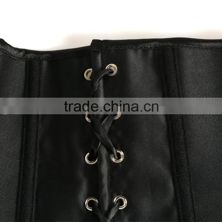 MIDNIGHT CLASPED OVERBUST CORSET WAIST TRAINER