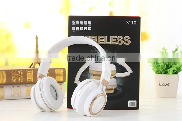 NEW SNHALSAR S110 big daddy bass bluetooth headphone, wireless headset with mic