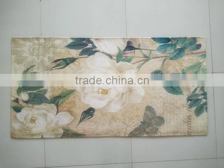 floral pattern jet printing polyester carpet