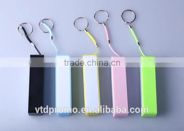 Promotional Gift perfume power bank Mini Keychain Power Bank High Quality 2600Mah Battery Charger