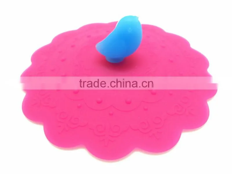 Silicone Rubber Cup Lid Ceramic Animal Shapes Mug Lid Coffee Mug Lid