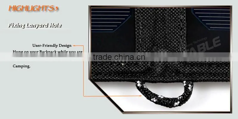 23% efficency 65w sunpower folding solar charger