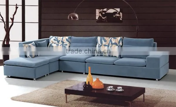 new l shaped promotion sectional fabric sofa set designs