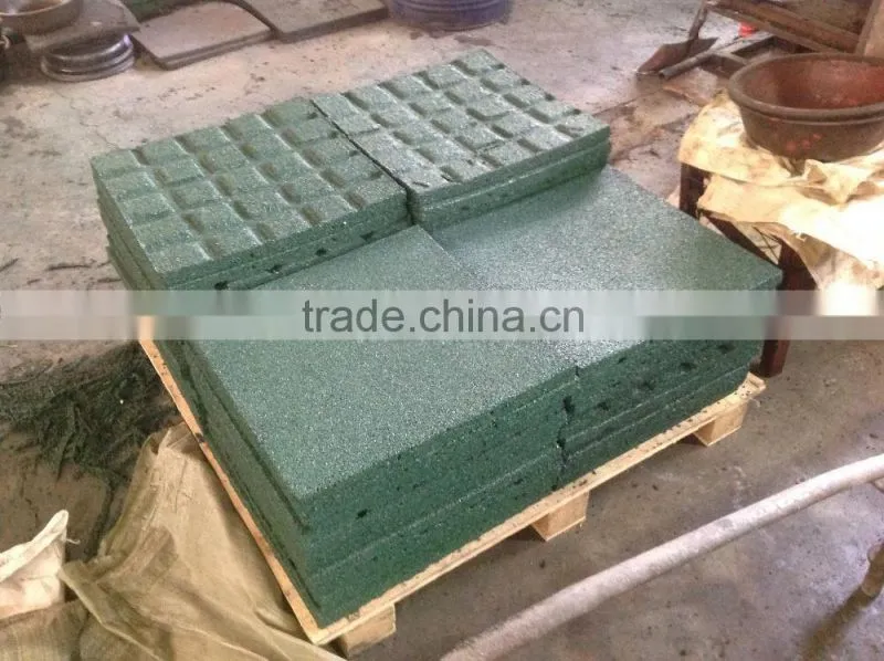 paving machine for rubber surface and rubber tiles machine maker