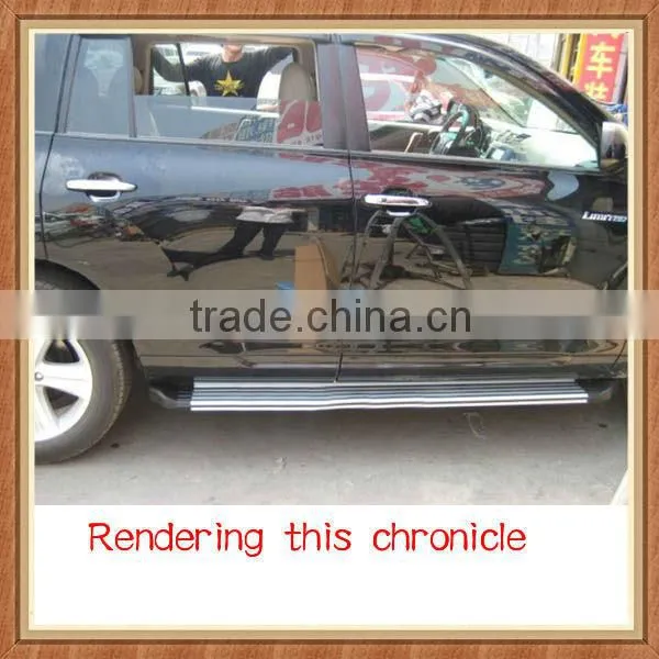 running board side step/roof rack/cross bar for Toyota Hghlander