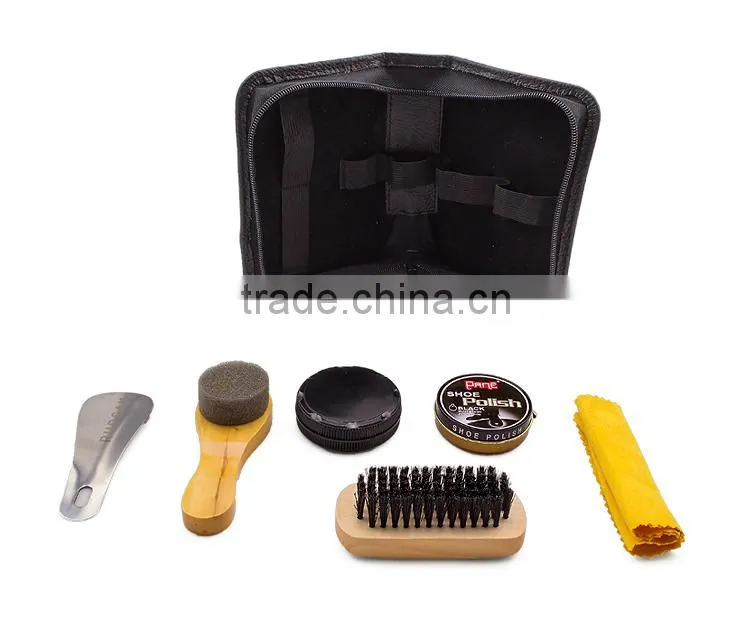 6 accessories Discount leather polish bag kit