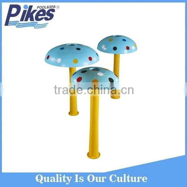 Water park games equipment 1500mm diameter fiberglass pool mushroom