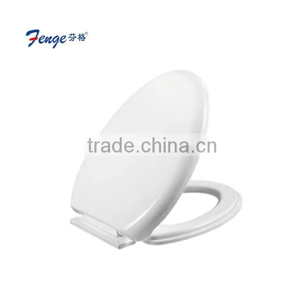 PP plastic transparent polyresin soft close hinges toilet seat bowl -029