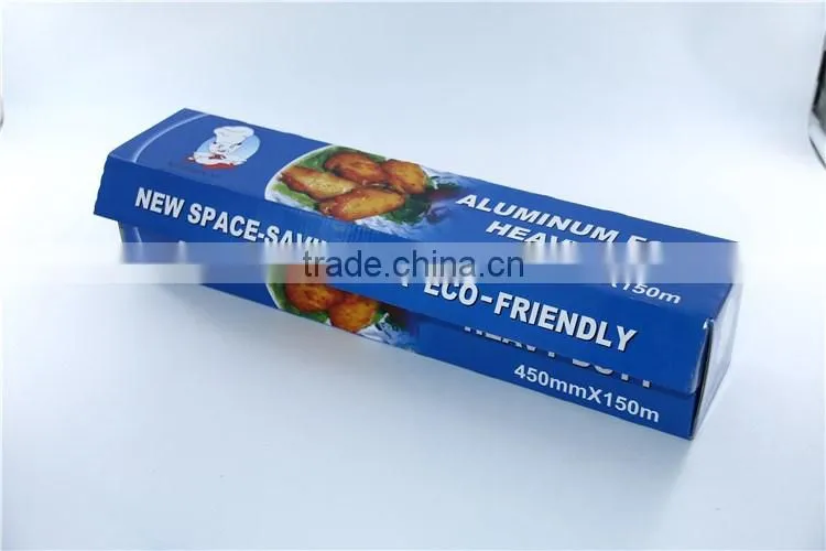 Silver Paper food Wrap barbecue bakeware aluminum foil sheet 150m