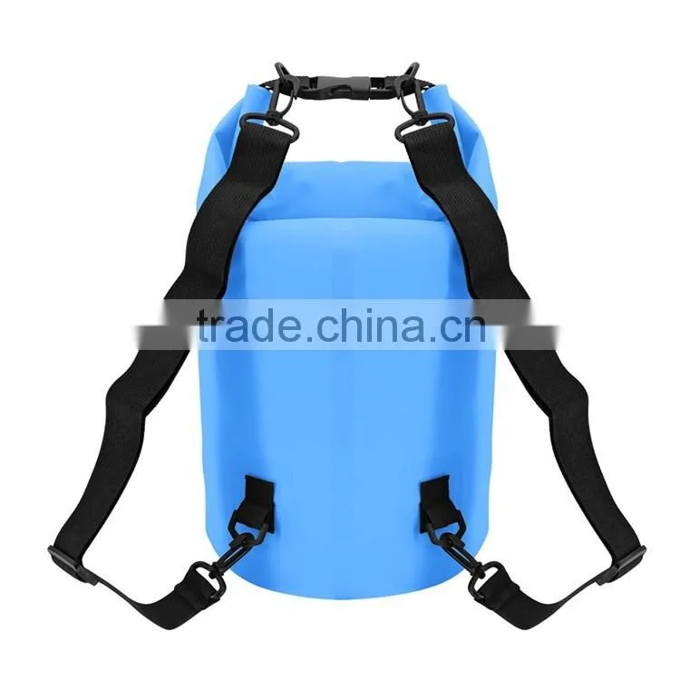 Low price colorful waterproof dry bag backpack for camping equipment