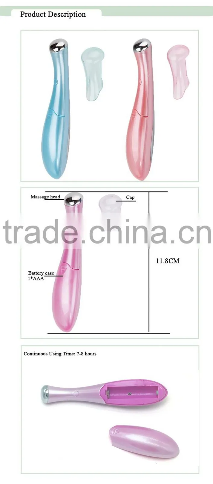 battery operated eyes massager beauty skin care treatment beauty convenient makeup tools