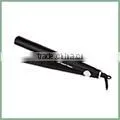 electric hair straightener brush with LED hair straightening treatments