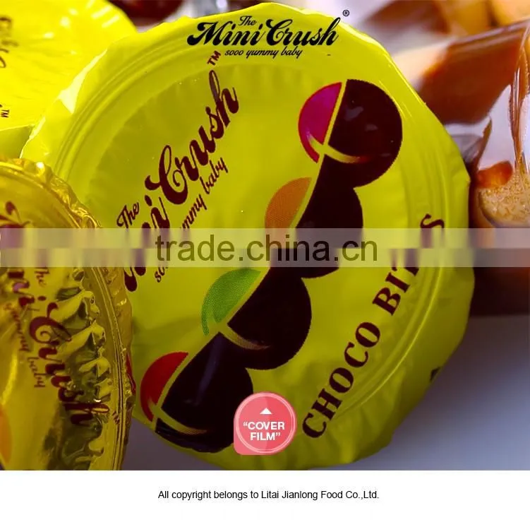 Children Snack Cup Chocolates And Sweets Mini Chocolate Cup With Biscuit Ball