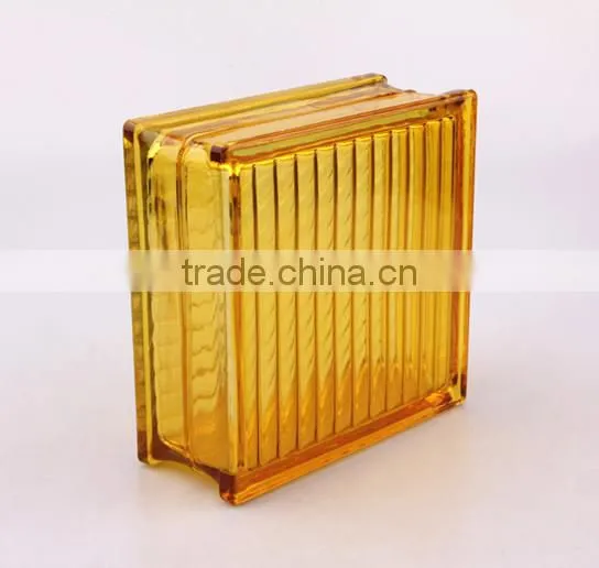 2014 new glass brick sprayed color used for home decration