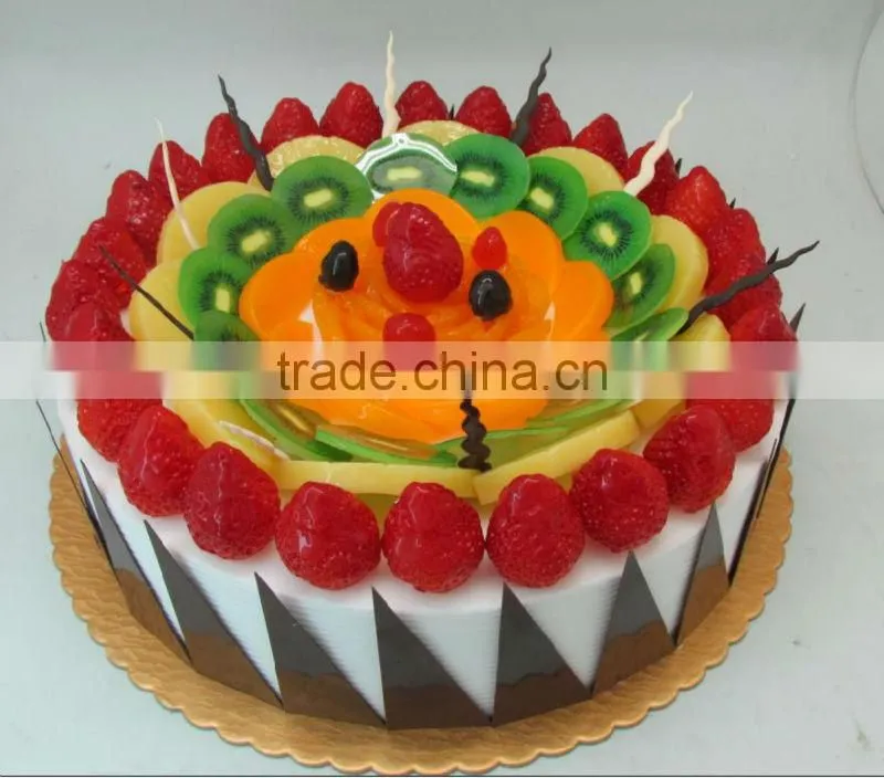 2014 NEW 3D simulation birthday cake for wedding party display/Artificial birthday cake for home decoration