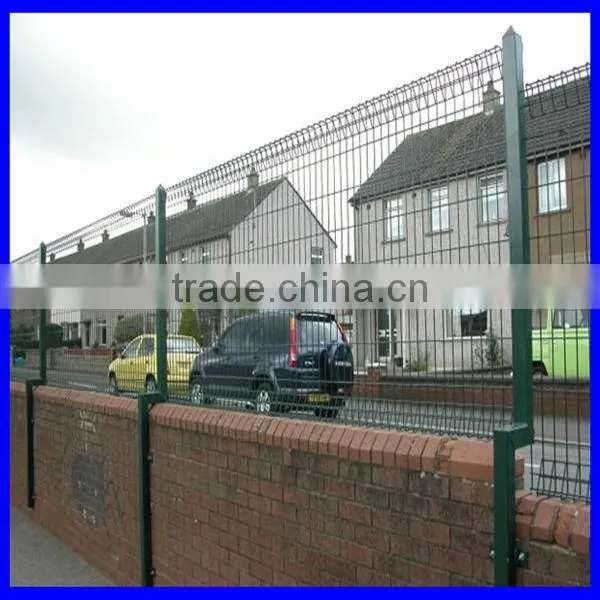 Metal welded painting bending fence