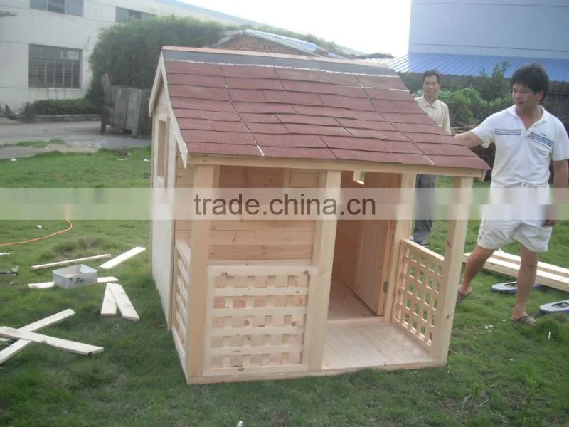 2016 Hot Sale Kids Outdoor Wooden Playhouse