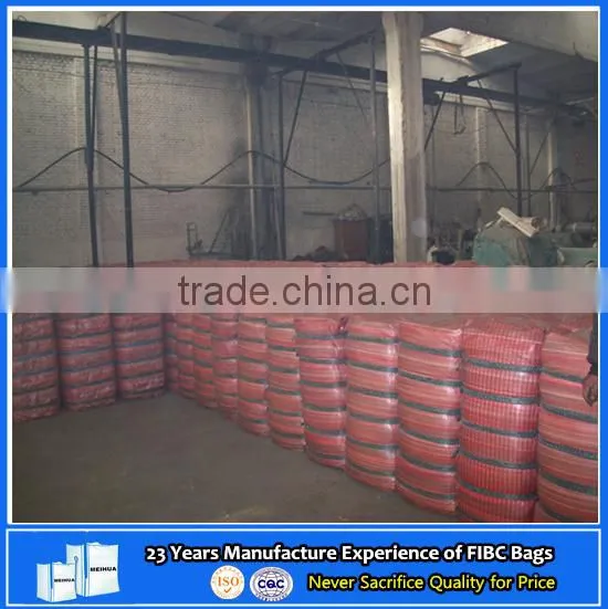 circular 70*80cm steel ore pp 1 ton jumbo bag