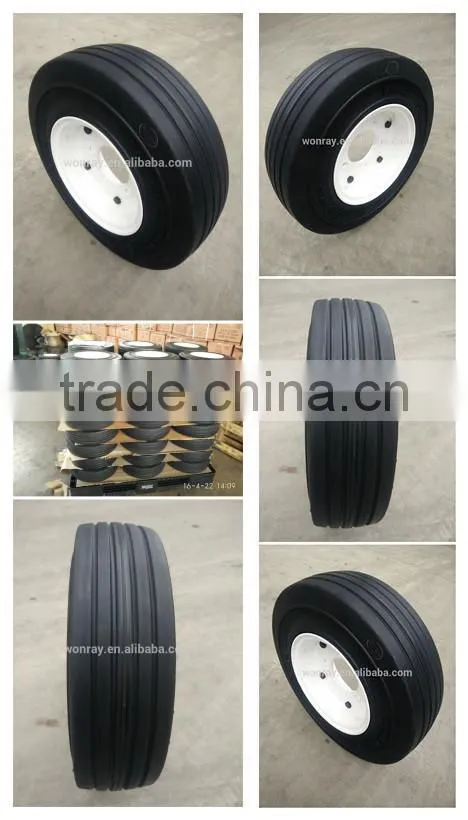 Hot china products wholesalesolid rubber tires for trailers 3.60-8 with long warranty