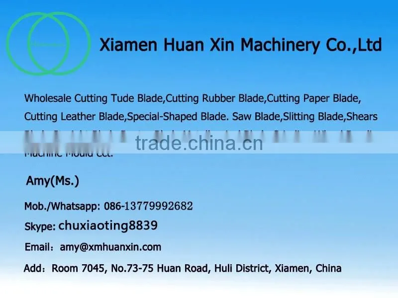 Guillotine shear blades for cutting mild steel sheet