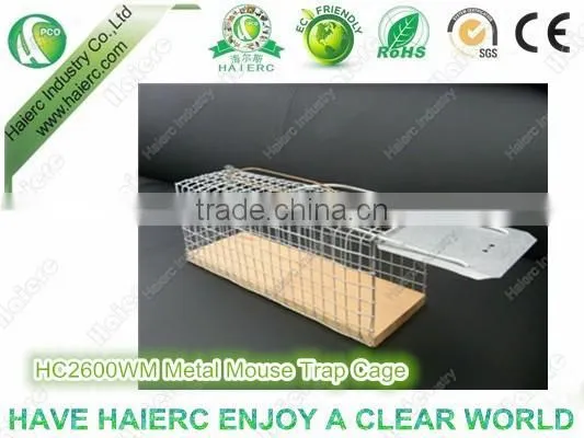 zinc plated metal rat trap box metal plastic bait station/metal mouse trap multiple catch